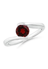 extraordinary teensy garnet birthstone ring for babies and childrens